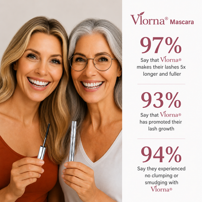Vlorna® Waterproof Fibre Mascara💧  – Volume & Length without Clumping for Dramatic Moments