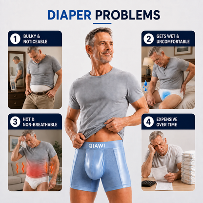 2026 UPGRADED - 60% OFF 💎 QIAWI™ Premium Leakproof Bamboo Ice Silk Boxer