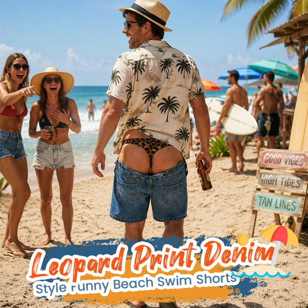 The "Cheeky Commando" Novelty Prank Swim Trunks – Guaranteed to Cause Double-Takes!