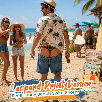 The "Cheeky Commando" Novelty Prank Swim Trunks – Guaranteed to Cause Double-Takes!