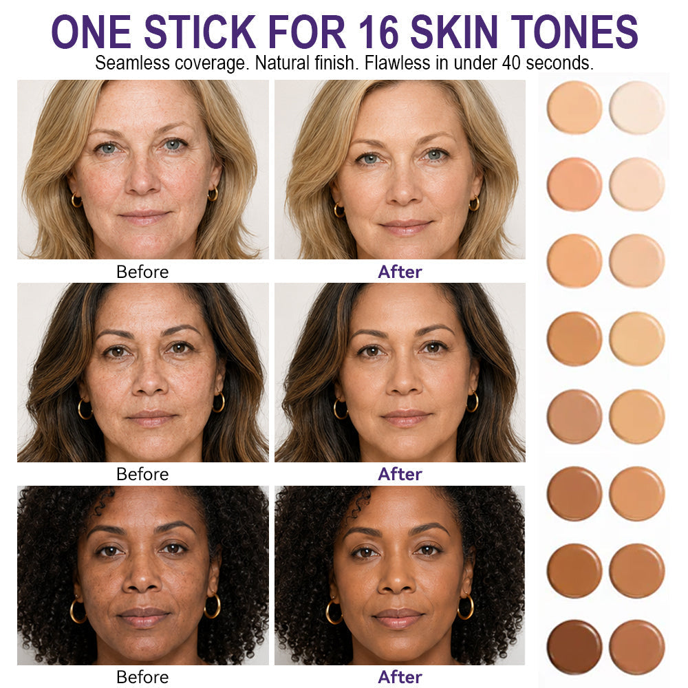 🔥Korea 2 in 1  Color Changing Foundation Stick