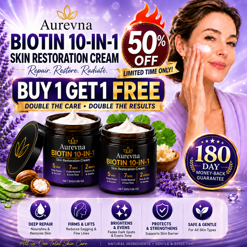 ✨Aurevna® Biotin 10-in-1 Skin Restoration Cream