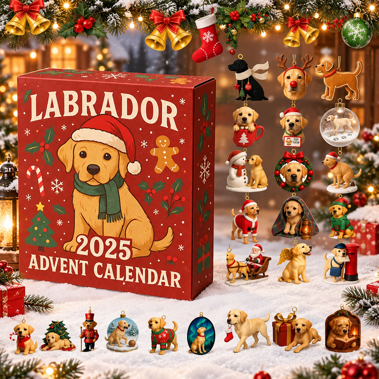 🎄Labrador Christmas Advent Calendar