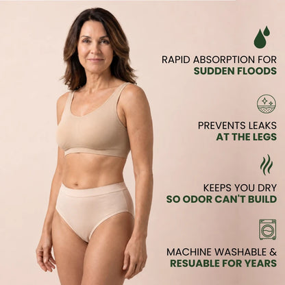 Insideefy™ Bamboo Briefs | High Absorbency