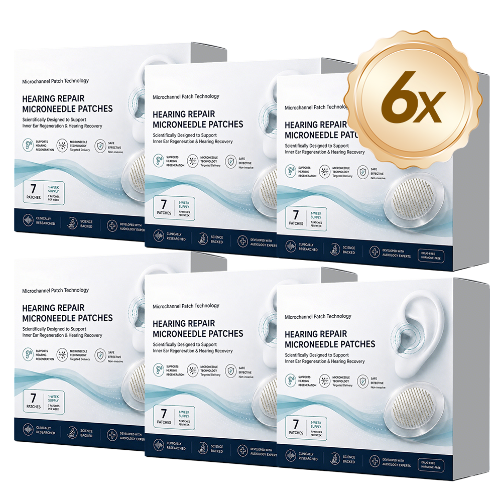 Aurevna® Hearing Repair Microneedle Patches