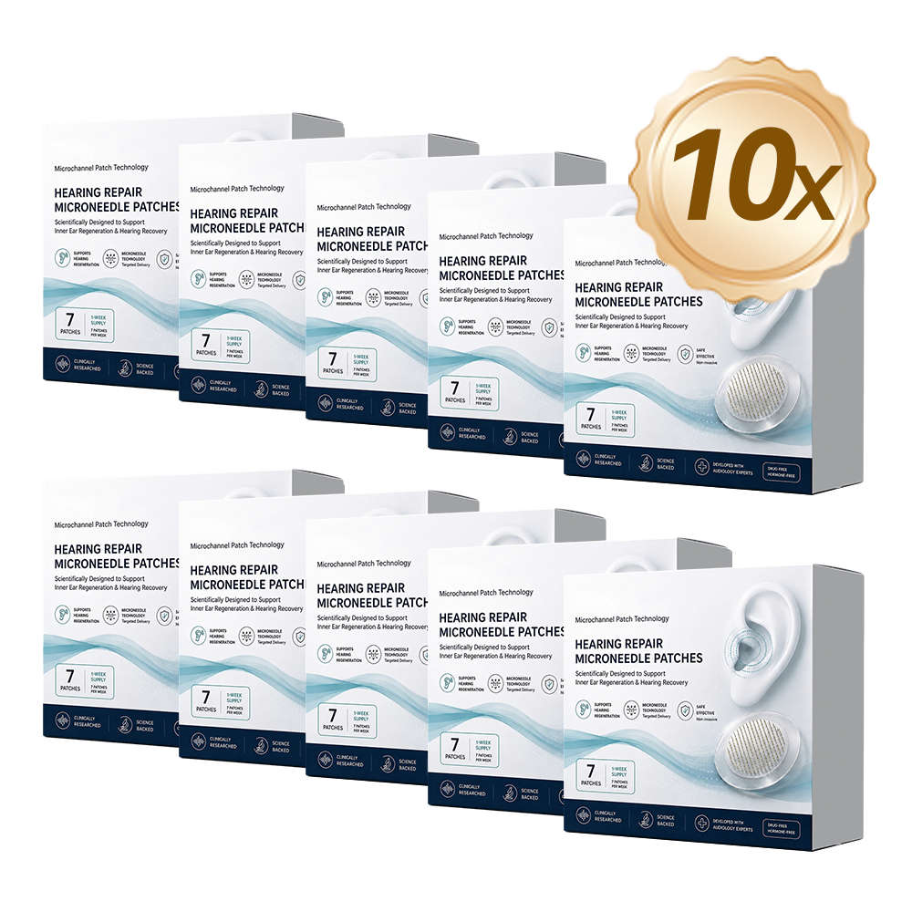 Aurevna® Hearing Repair Microneedle Patches