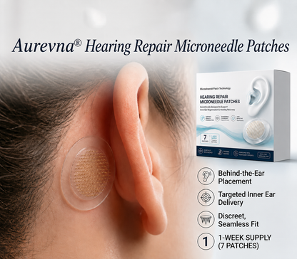 Aurevna® Hearing Repair Microneedle Patches