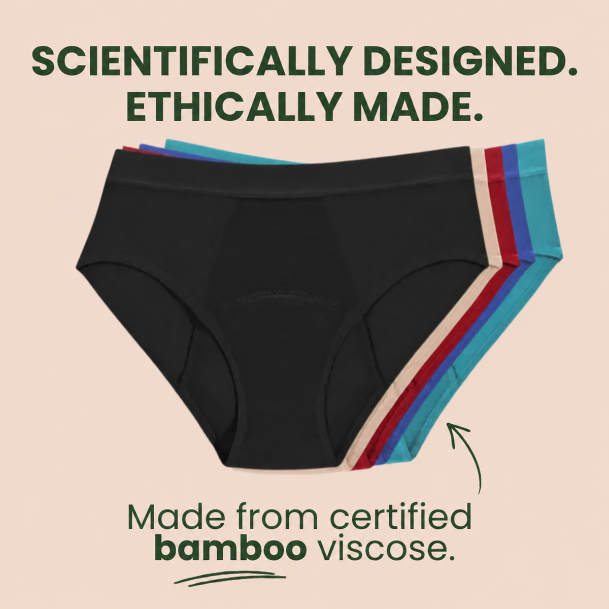 Insideefy™ Bamboo Briefs | High Absorbency
