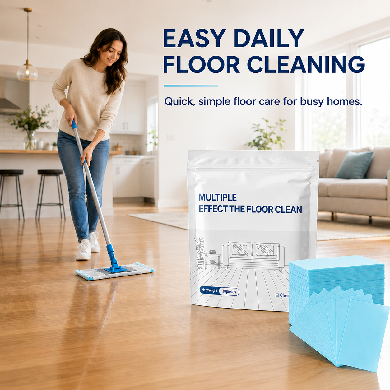 Cleaner Floors Without the Heavy Bottle